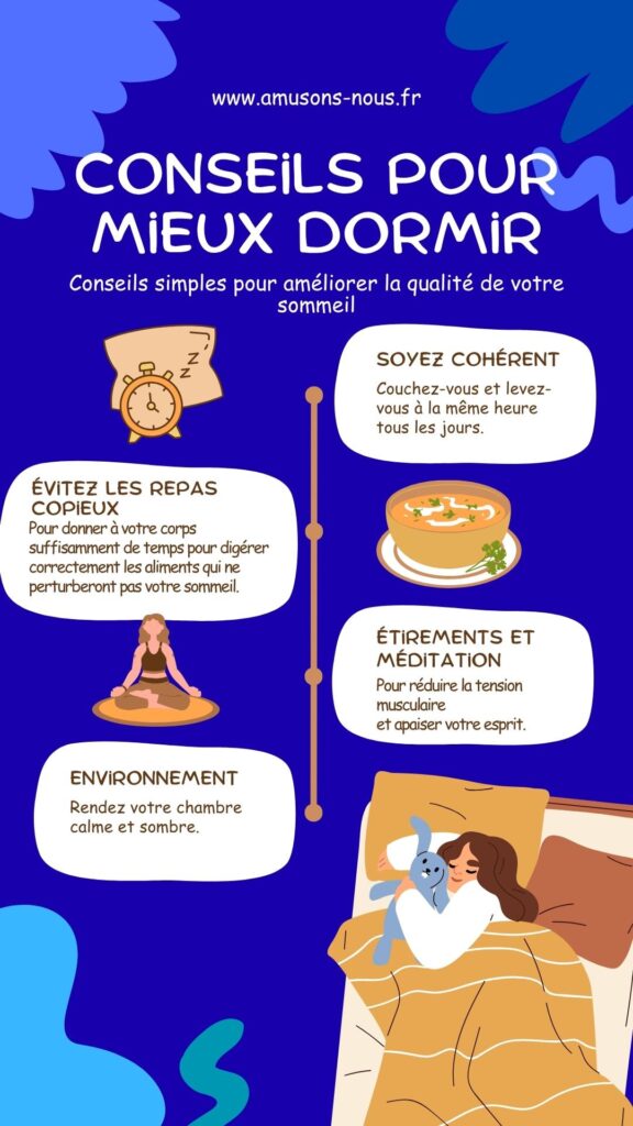 Conseils pour mieux dormir