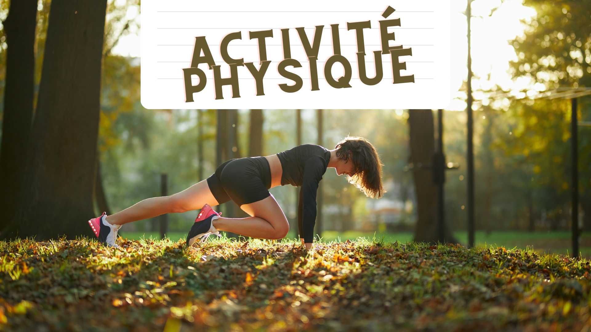 activité physique dans les bois