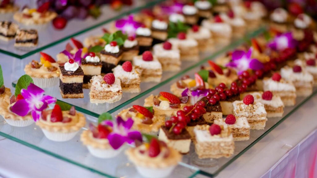 Un buffet de mariage